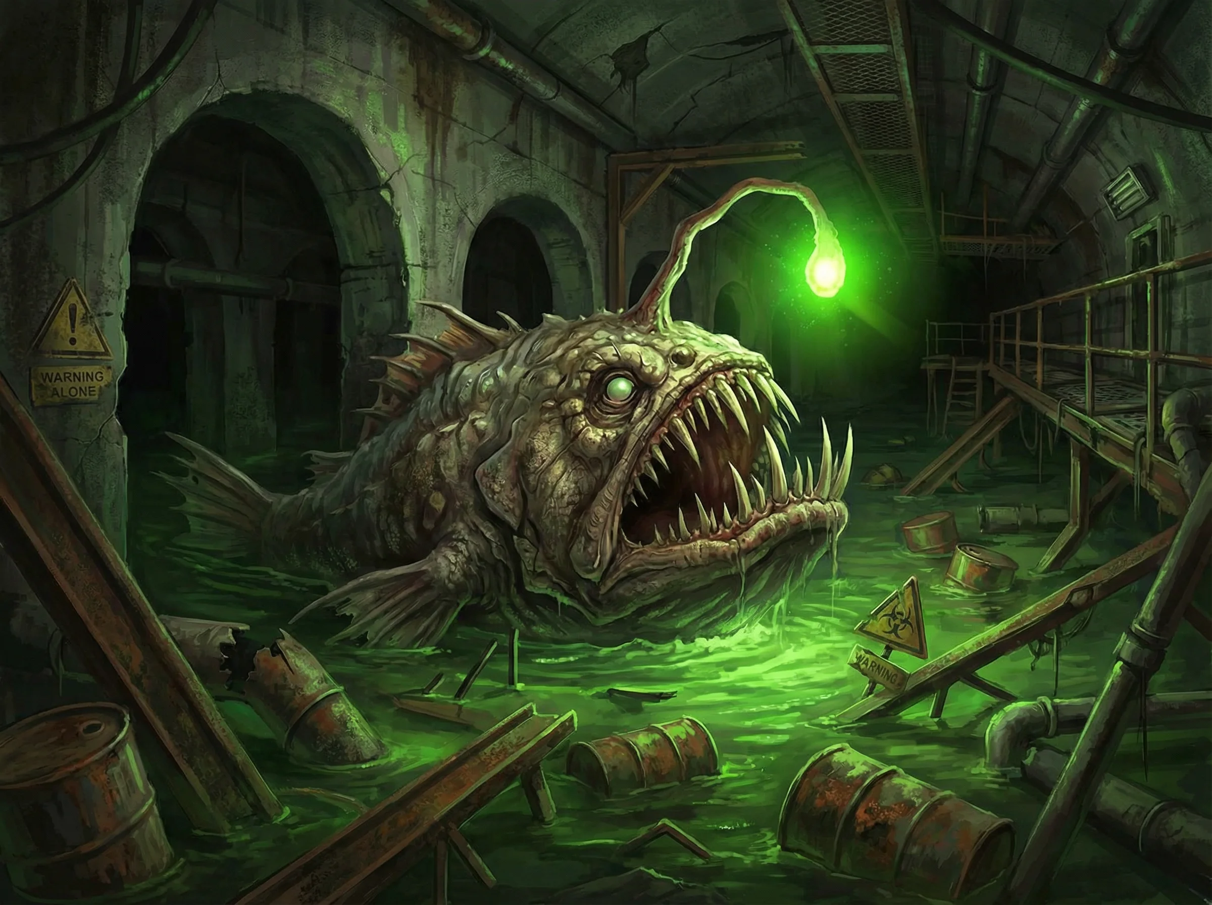 深渊灯笼鱼 - 麻将胡了 水下变异生物