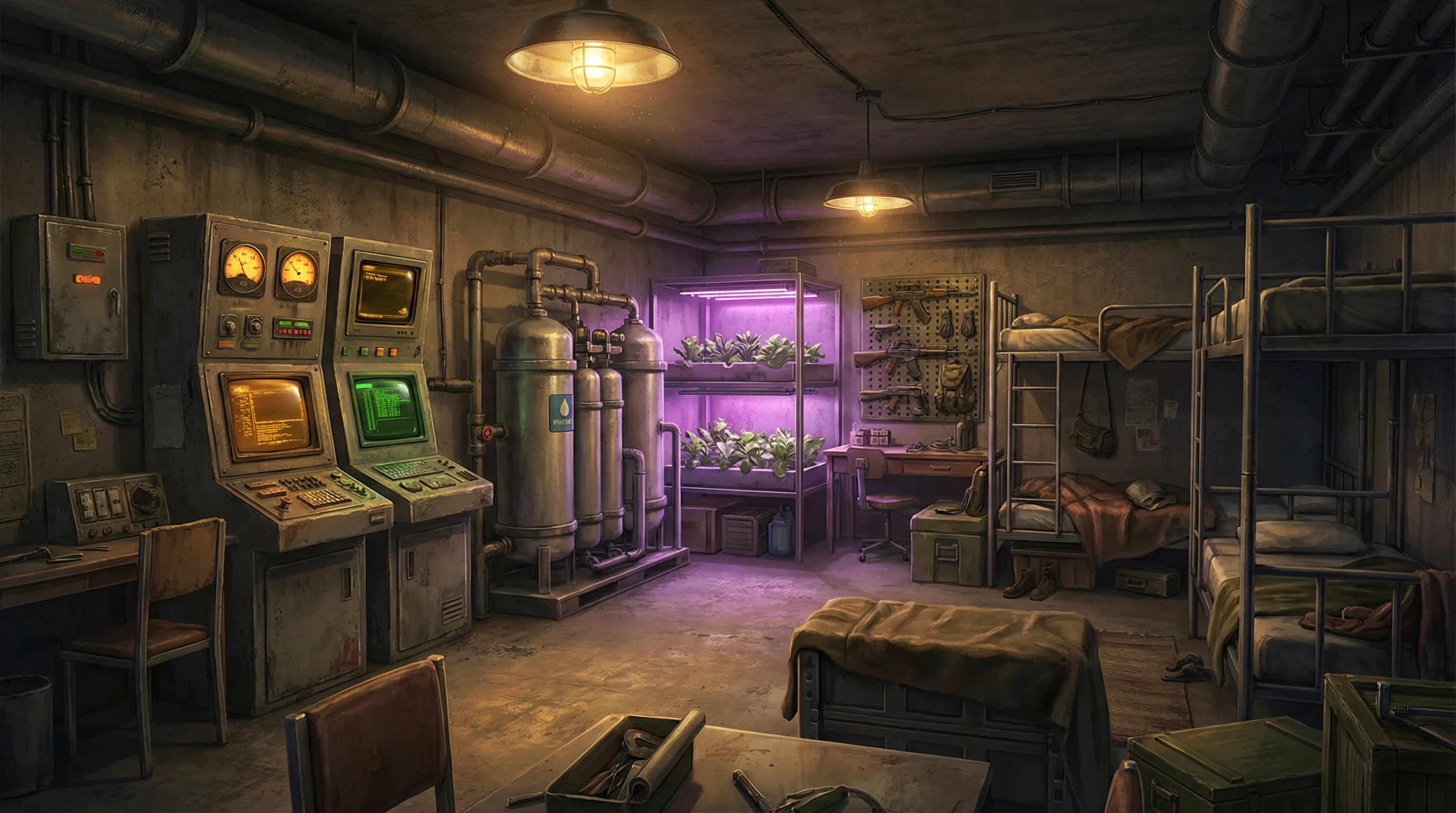 避难所建设 - 麻将胡了 废土生存站